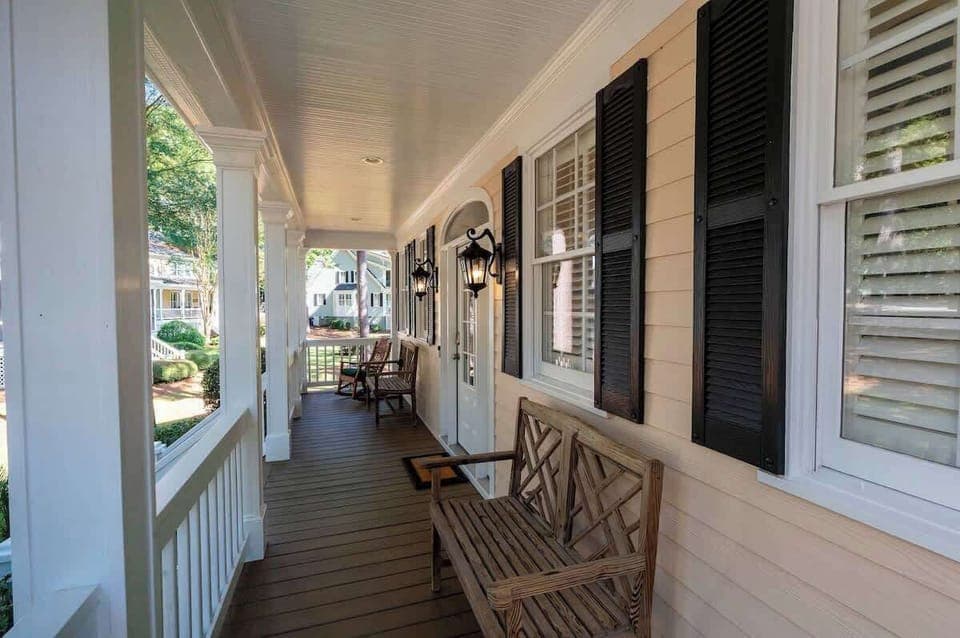 Shaded Front Porch