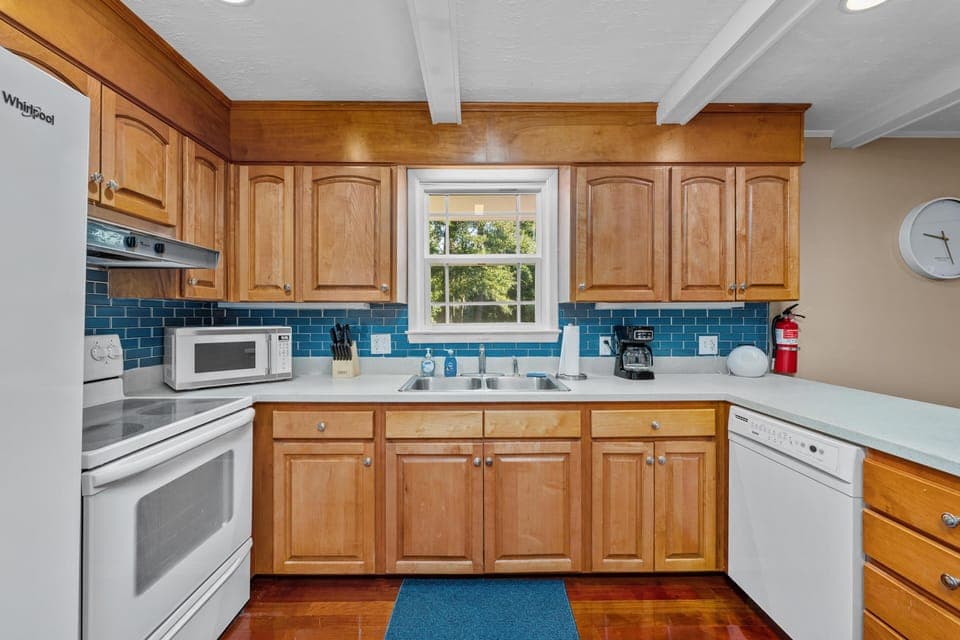 Fully equipped kitchen has everything you'll need!