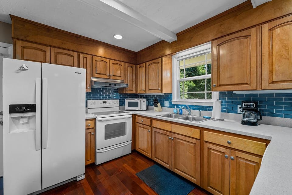 Fully equipped kitchen has everything you'll need!