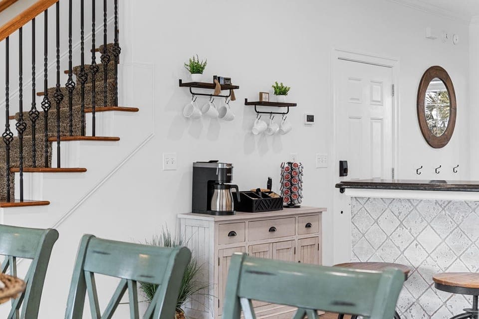 Coffee Bar With Everything That You'd Need